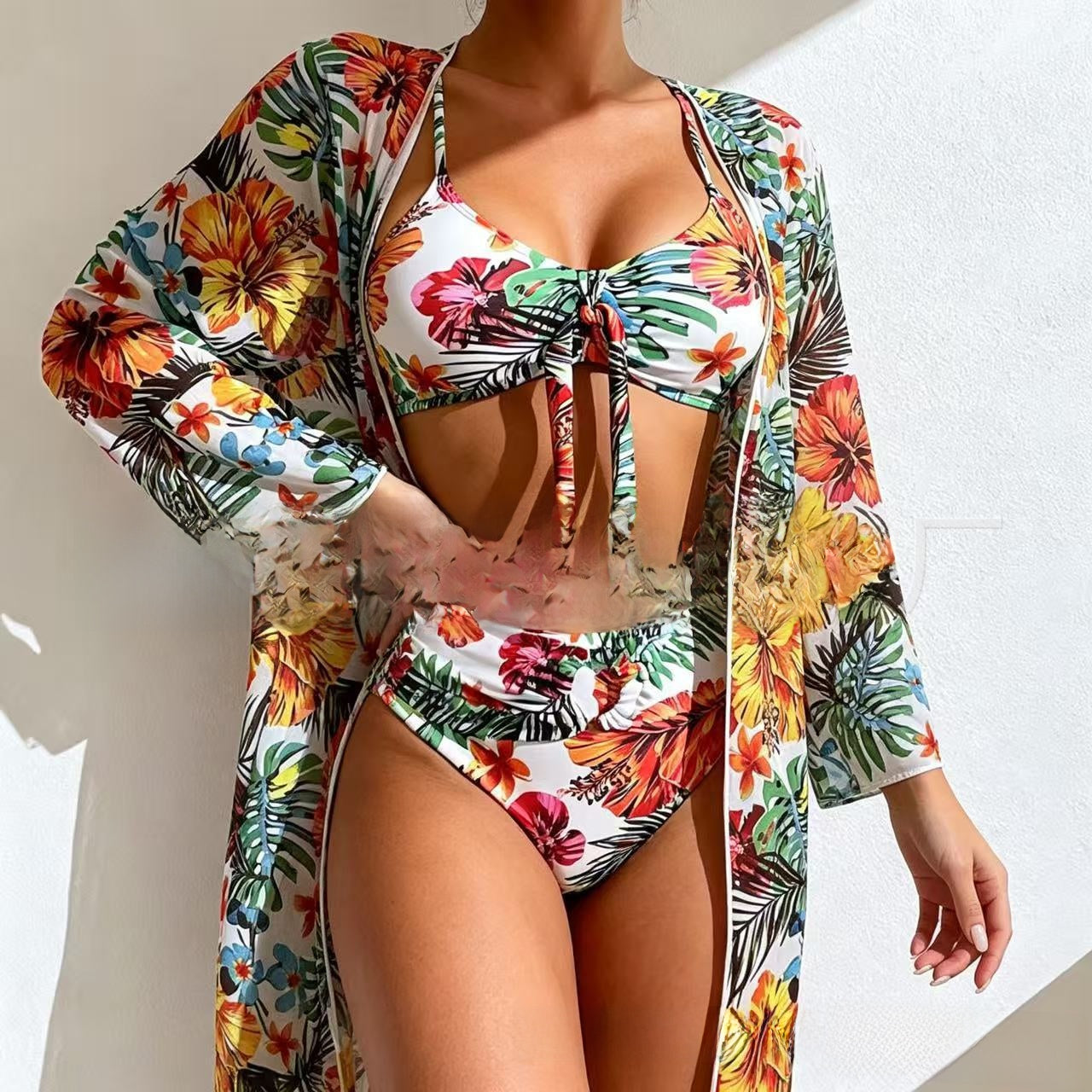 Floral Print Bikini Set