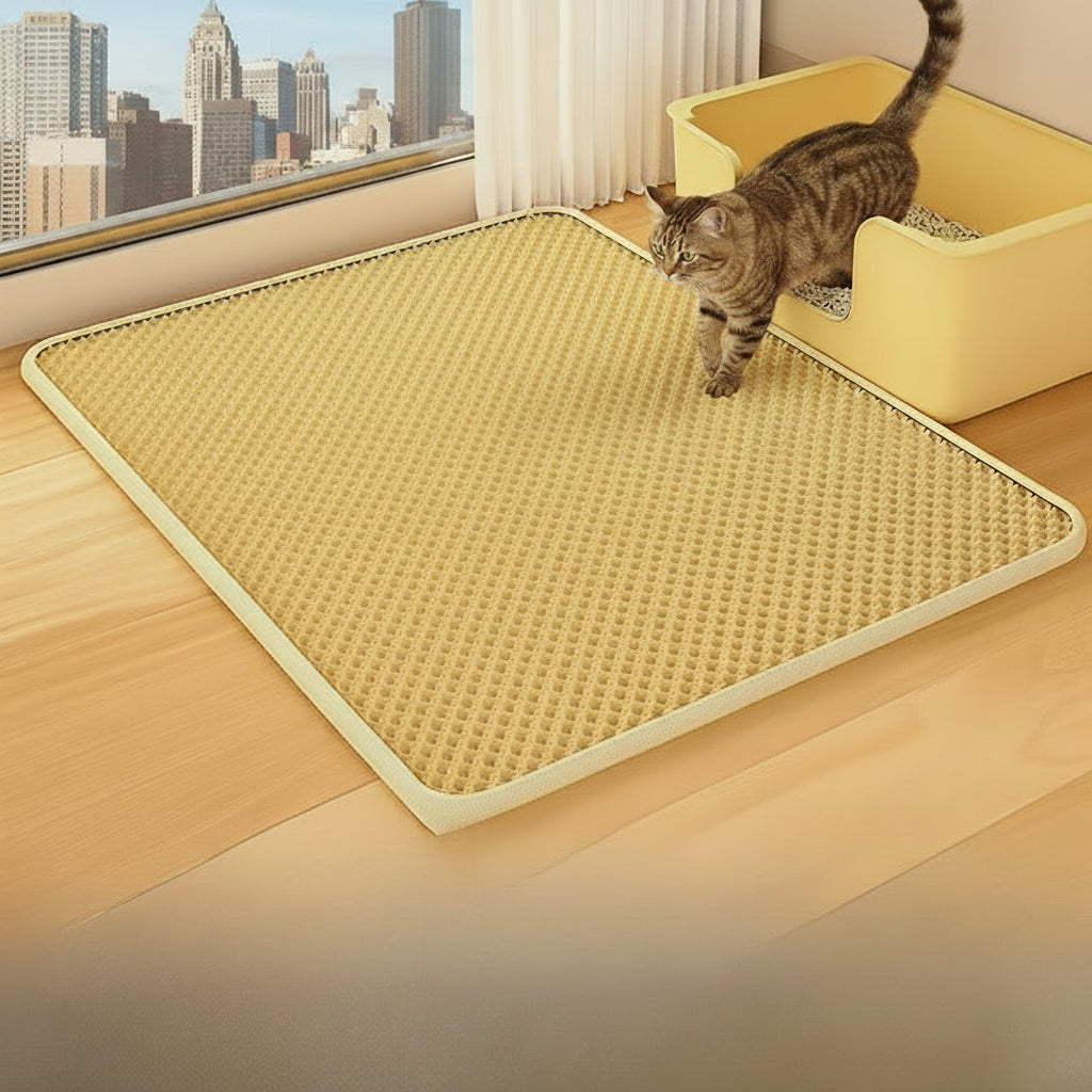 Katzenstreumatte mit Doppelwirkung
