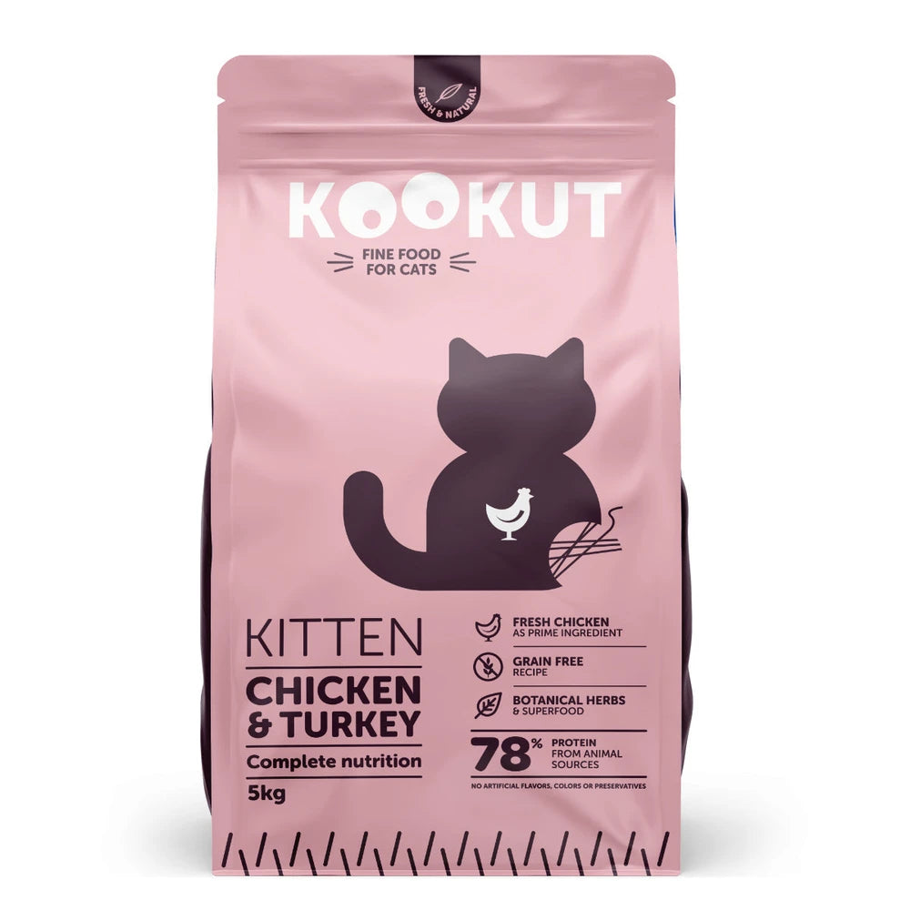 Katzentrockenfutter Huhn und Truthahn
