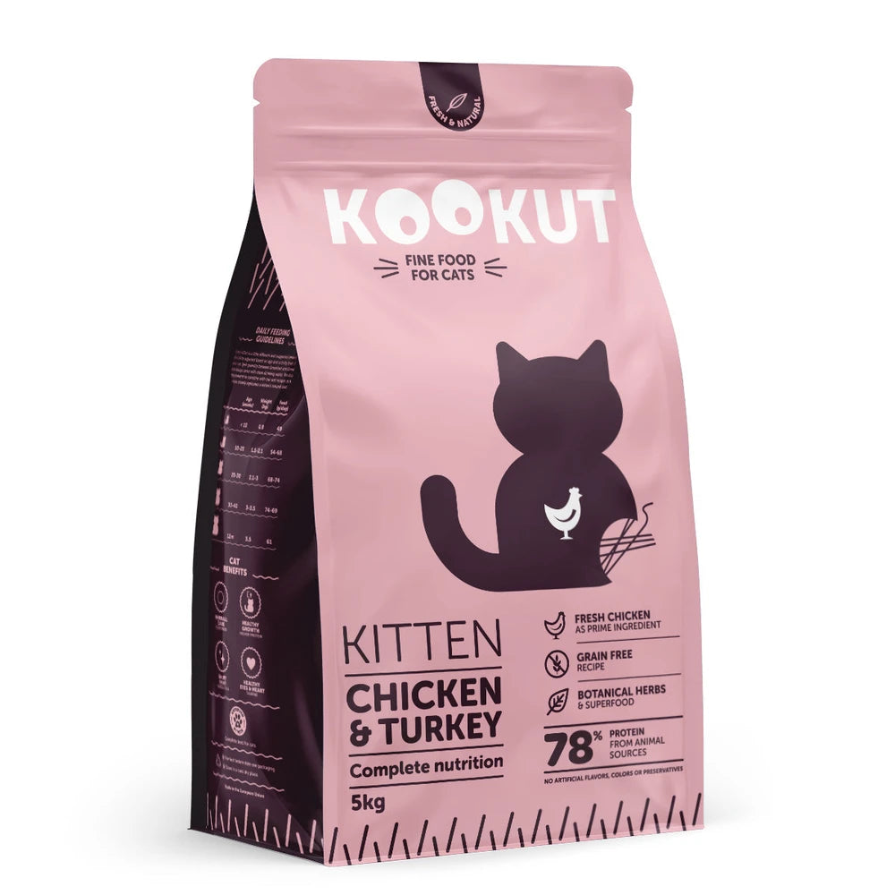Katzentrockenfutter Huhn und Truthahn