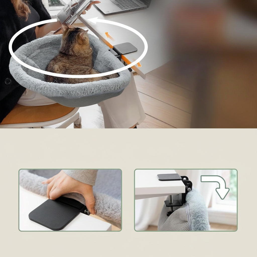 Katzenbett für Deinen Schreibtisch