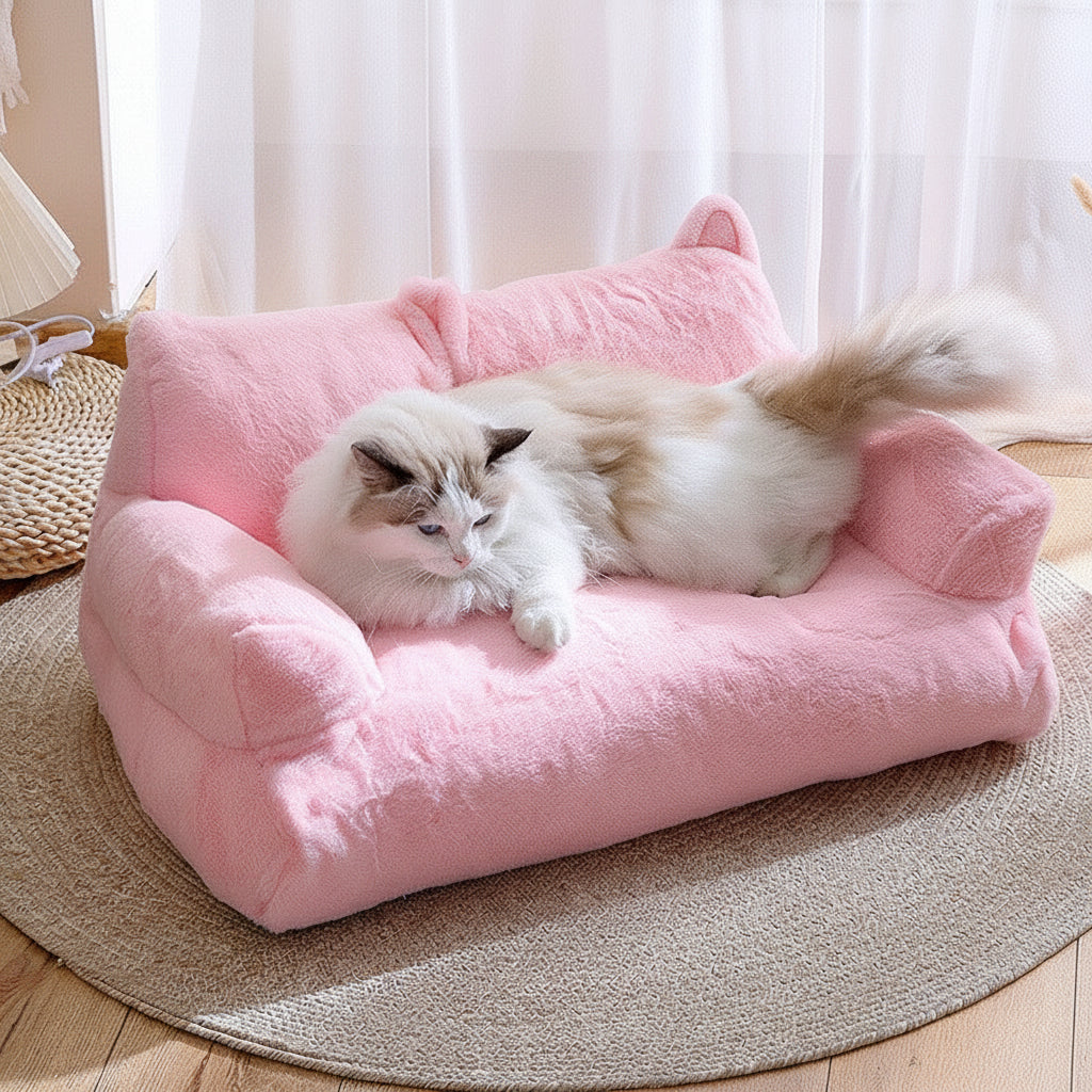 Kuscheliges Katzenparadies Sofa