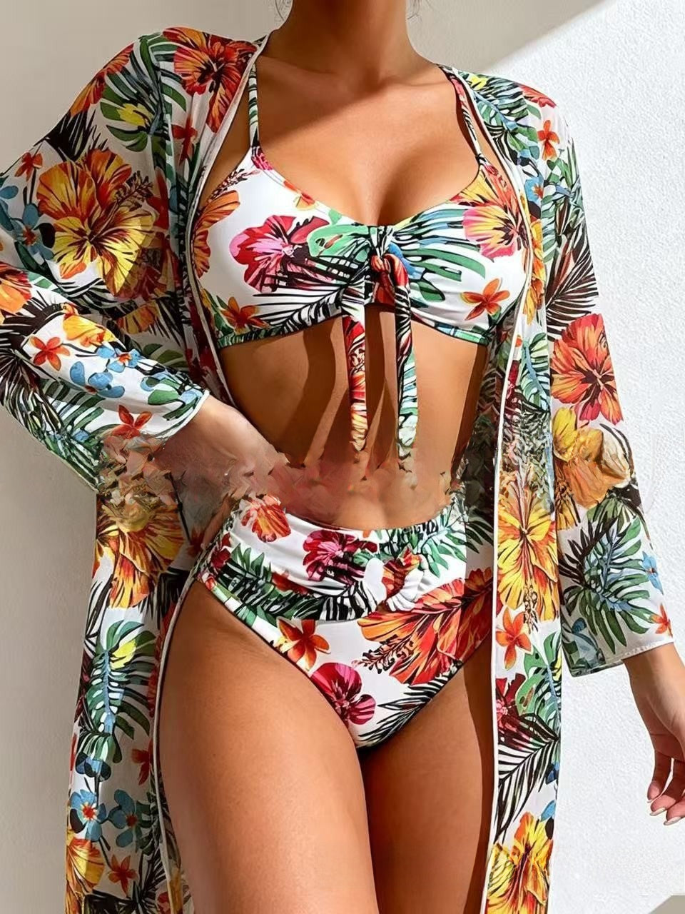 Floral Print Bikini Set