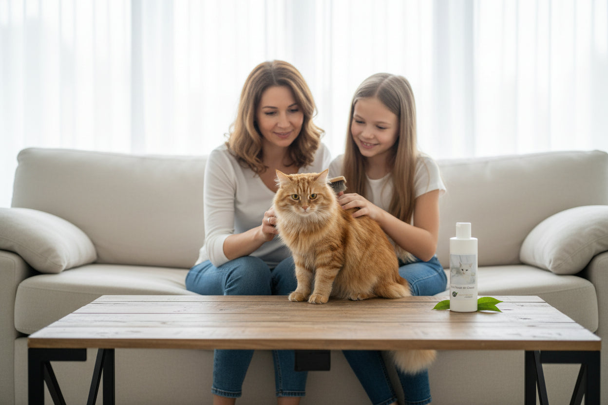 Sanftes Bio-Katzenweissfellshampoo