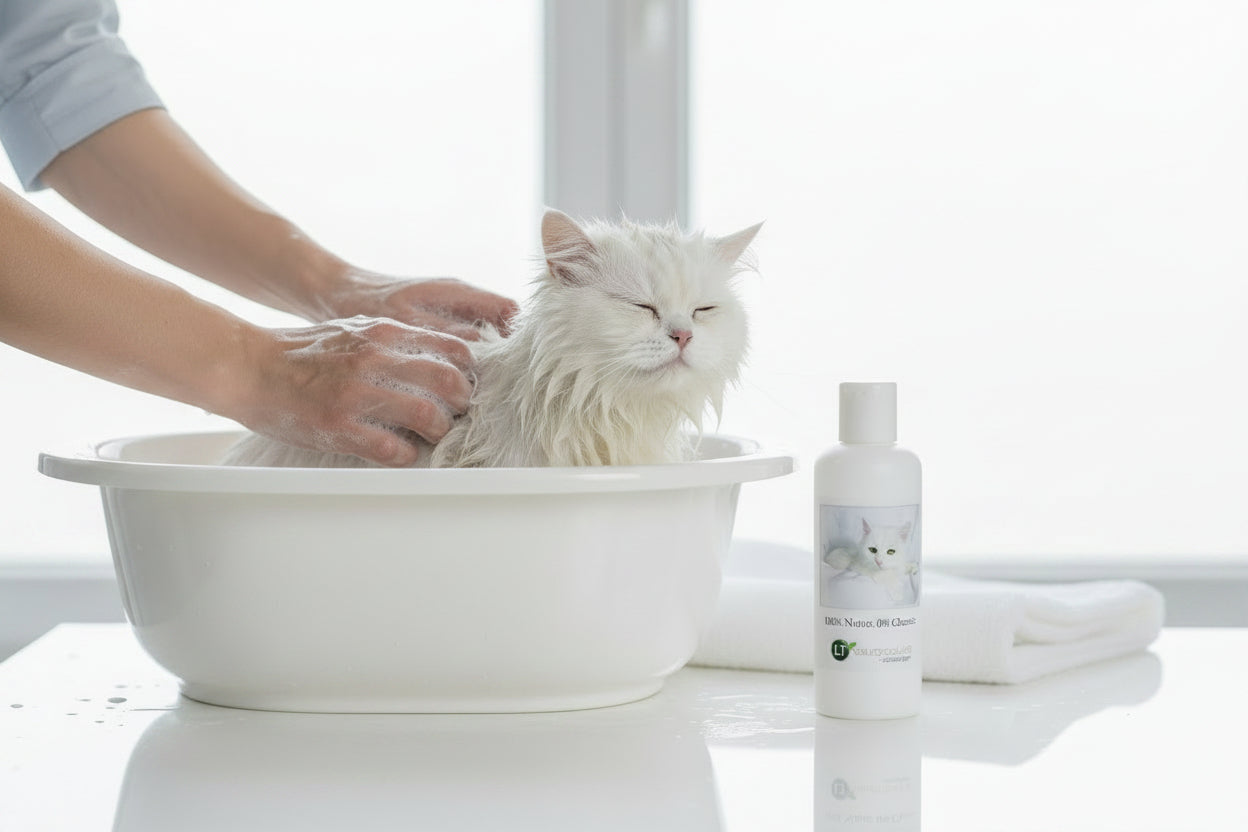 Sanftes Bio-Katzenweissfellshampoo