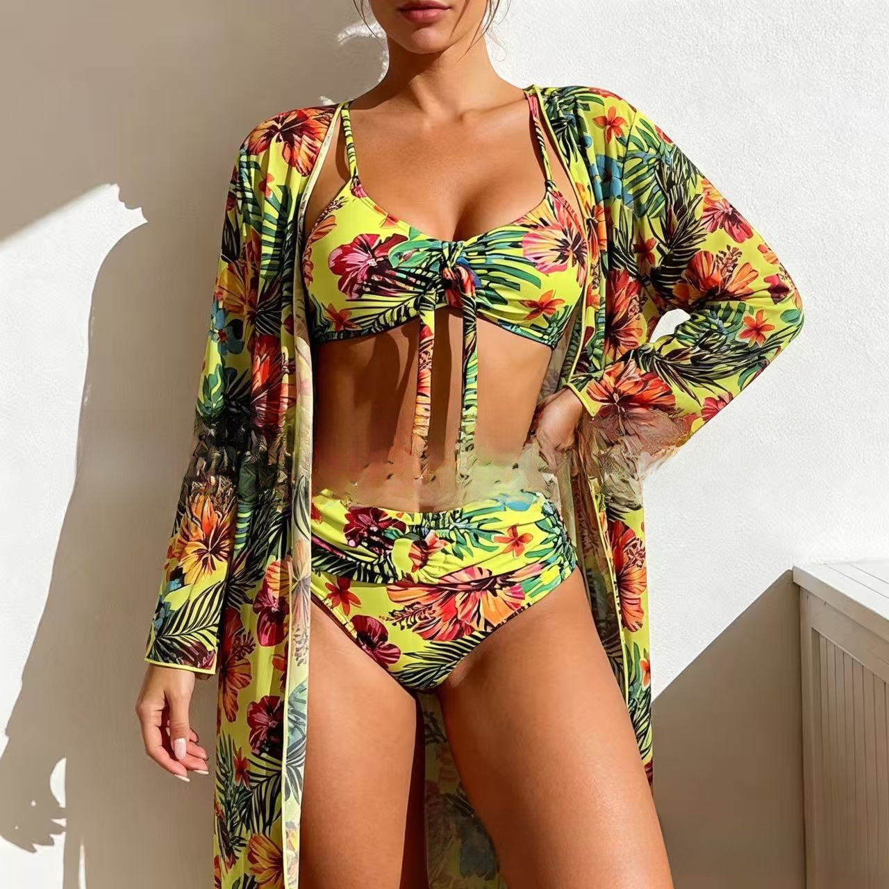 Floral Print Bikini Set