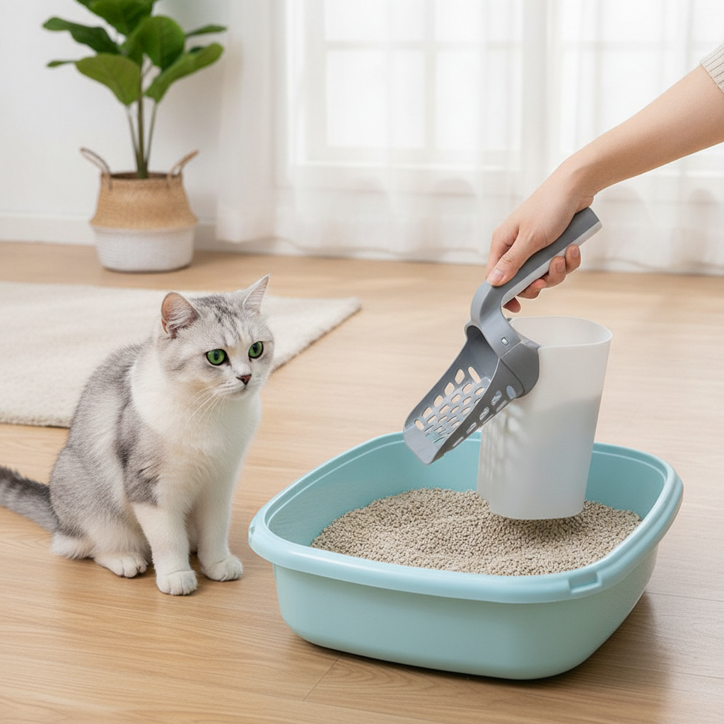 Zauberhafte Katzenstreuschaufel