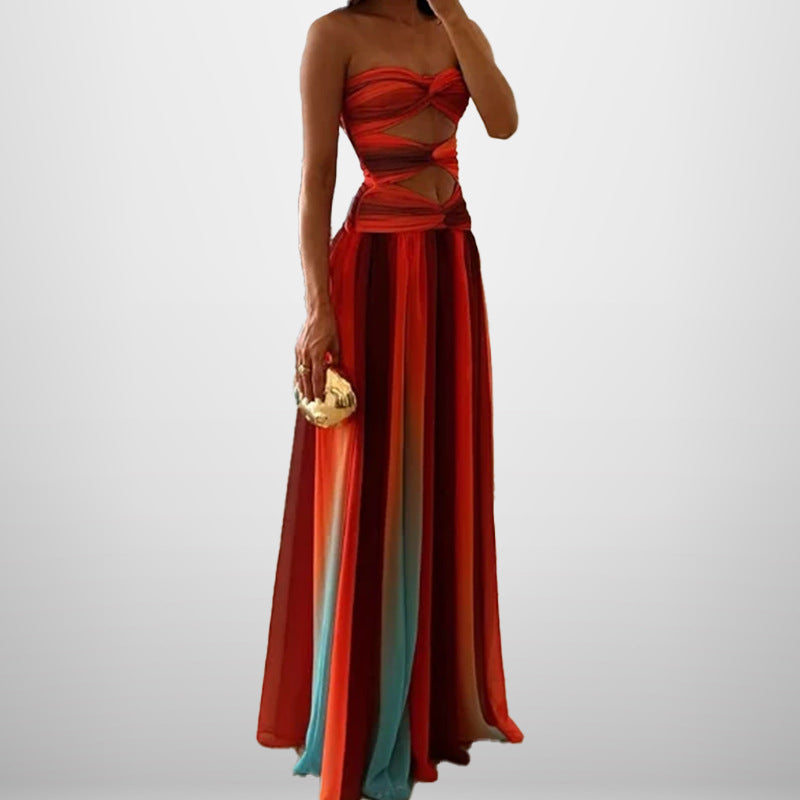 Womens Gradient Summer Dress
